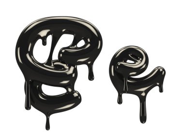 Petrol yazı tipi 3D oluşturma