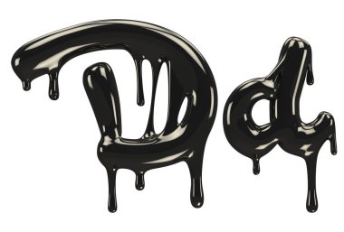 Petrol yazı tipi 3D oluşturma