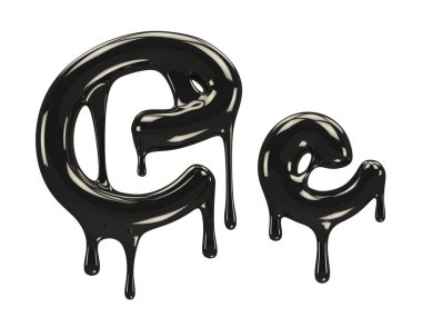 Petrol yazı tipi 3D oluşturma