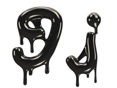 Petrol yazı tipi 3D oluşturma