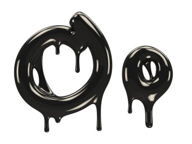 Petrol yazı tipi 3D oluşturma