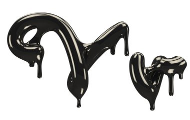 Petrol yazı tipi 3D oluşturma