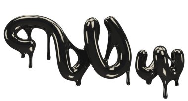 Petrol yazı tipi 3D oluşturma