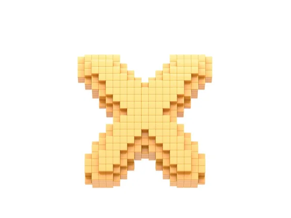Γραμματοσειρά Pixel Απόδοση — Φωτογραφία Αρχείου