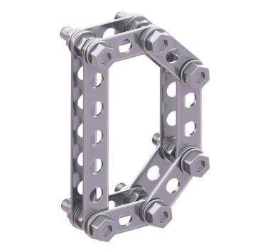 Metalik yapıcı yazı tipi. 3d oluşturma