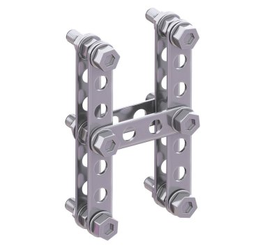 Metalik yapıcı yazı tipi. 3d oluşturma