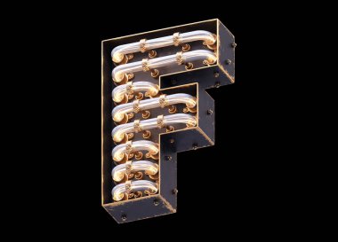 Klasik ışık yazı tipi.