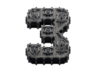 Korunmuş metal depolama yazıtipi. 