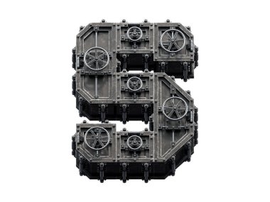 Korunmuş metal depolama yazıtipi. 