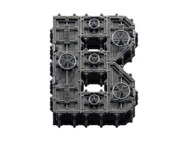 Korunmuş metal depolama yazıtipi. 