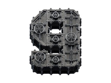 Korunmuş metal depolama yazıtipi. 
