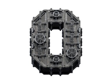 Korunmuş metal depolama yazıtipi. 