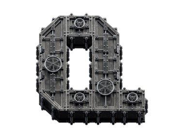 Korunmuş metal depolama yazıtipi. 