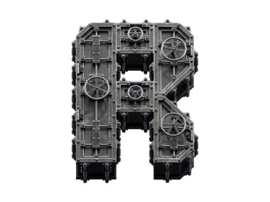 Korunmuş metal depolama yazıtipi. 