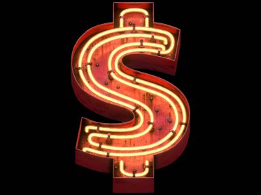 Büyük şehir ışığı neon yazı tipi. 