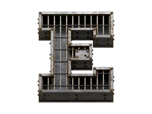 Vězeňské Písmo Vykreslování — Stock fotografie