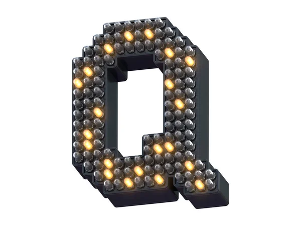 Pixel Shape Led Light Fuente —  Fotos de Stock