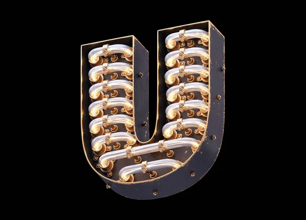 Klasik ışık yazı tipi.