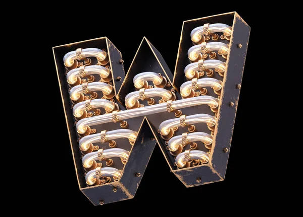 Klasik ışık yazı tipi.