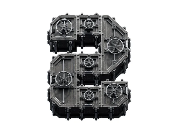 Korunmuş metal depolama yazıtipi. 