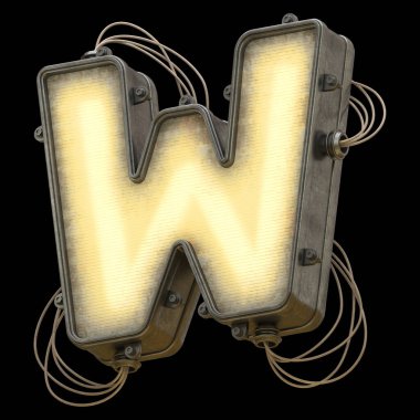 Kablo yazı tipli hafif metal tahta.