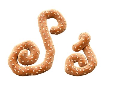 Susamlı simit..
