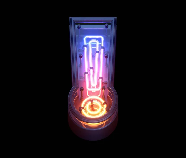 Шрифт Neon Game Восклицательный Знак — стоковое фото