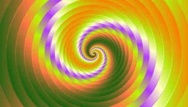 Hipnotik Girdap Büyüleyici Renk Sarmalı.