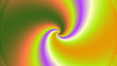 Hipnotik Girdap Büyüleyici Renk Sarmalı. Canlı Soyut Spiral ya da Döndürme Tasarımı.