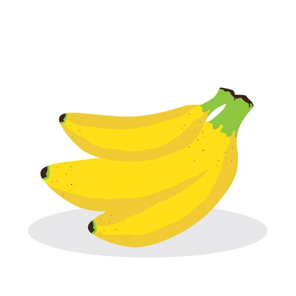 Fresh Stack Banana Vector Design Can Use Make Poster — Stock Vector