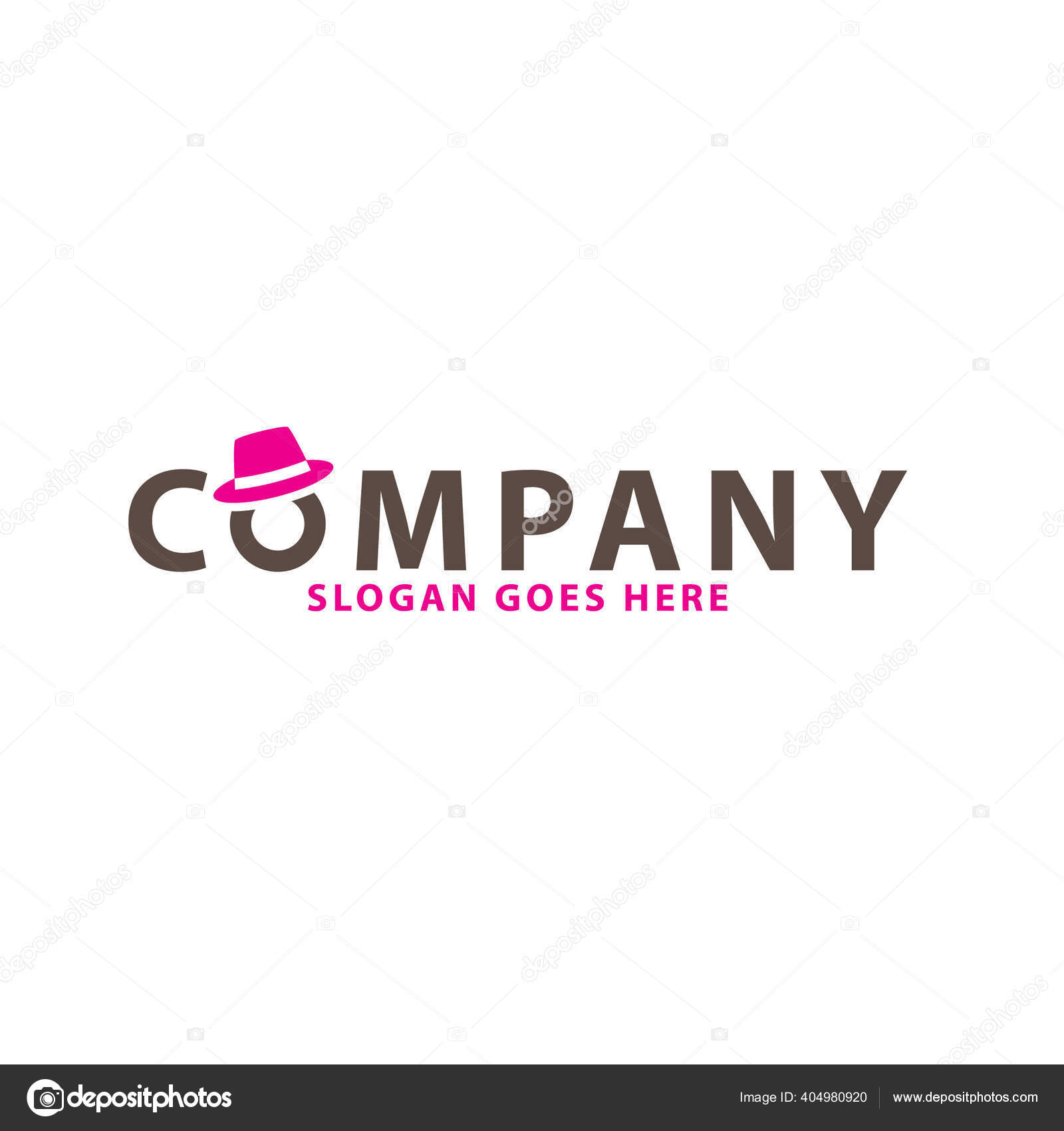 images Vetor Slogan Logo Loja De Roupas https br depositphotos com 404980920 stock illustration creative hat logo design vector html