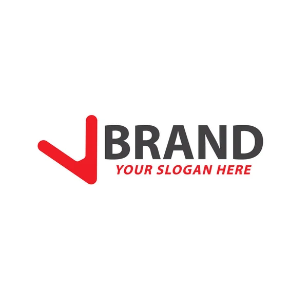 Creativo Freccia Rossa Logo Vestito Vettoriale Progettazione Imprese — Vettoriale Stock