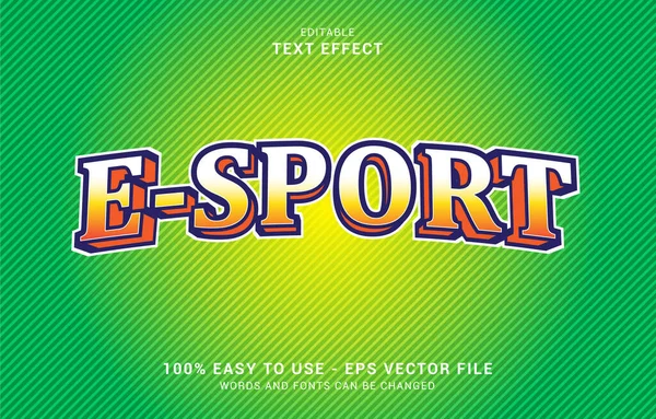 Bewerkbare Tekst Effect Sport Stijl Pak Voor Logo Ontwerp — Stockvector