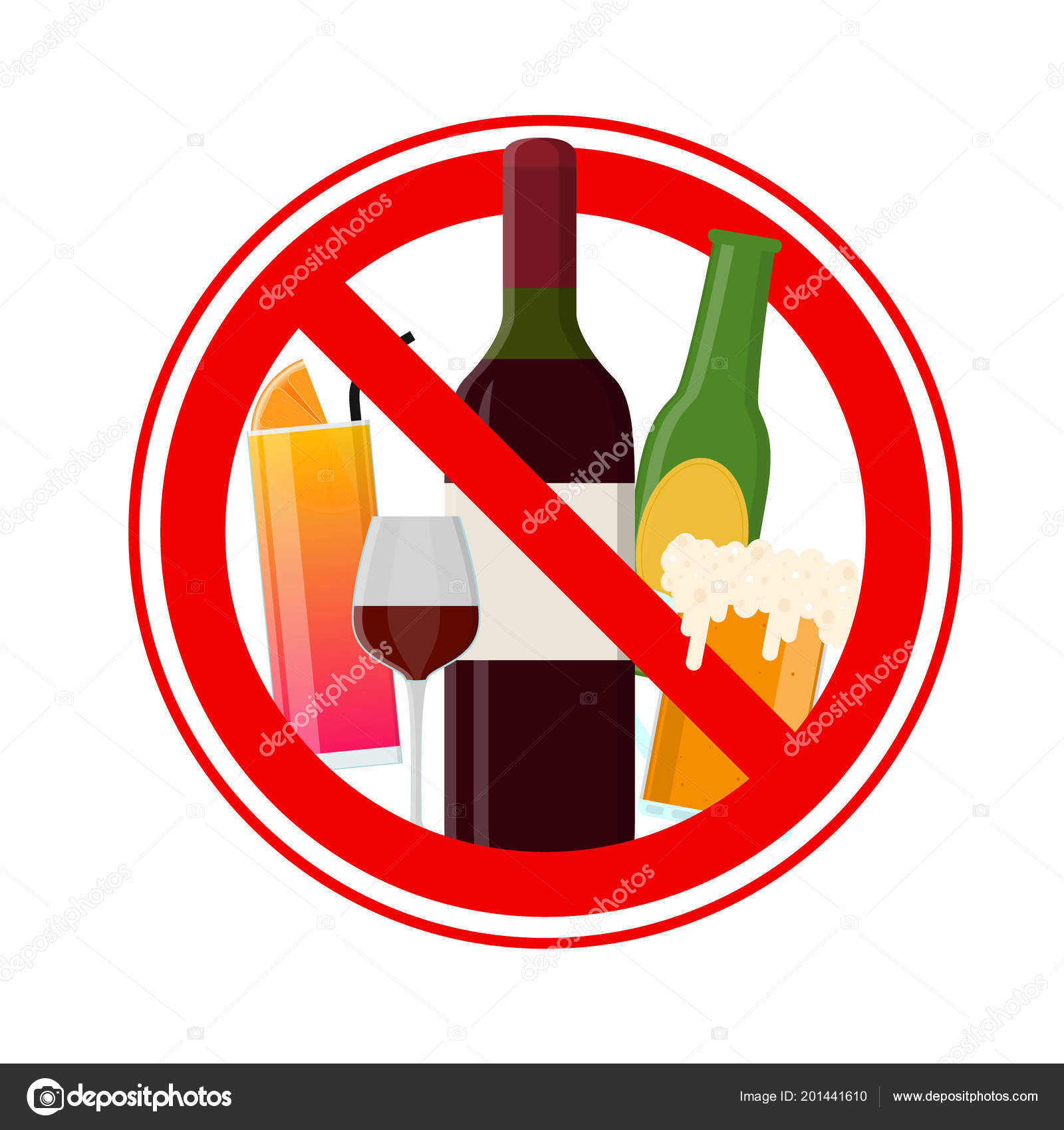 Kein Alkohol Sign Konzept Flasche Bier Und Sicherheit Gürtel Stockfoto und  mehr Bilder von 2015 - iStock