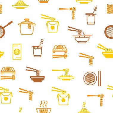 Şehriye ince çizgiyi Seamless modeli arka plan. Vektör