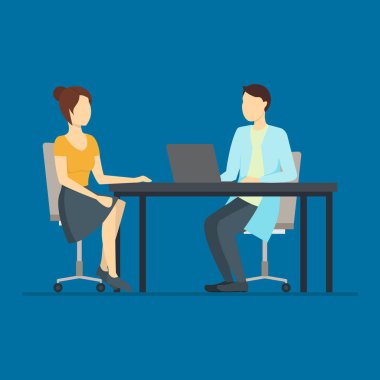 Doktorlar ve hastalar karakter insanlar karikatür. Vektör