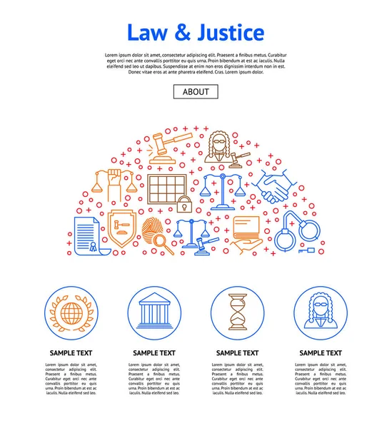 Hukuk ve avukat kartı vektör — Stok Vektör