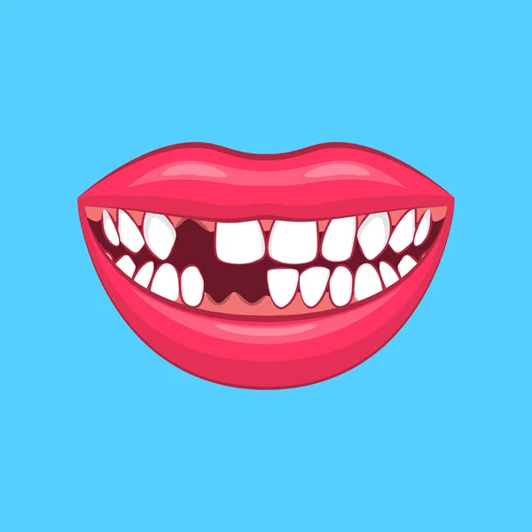 Refleic Detailed 3d Dental on a Blue. Вектор — стоковый вектор