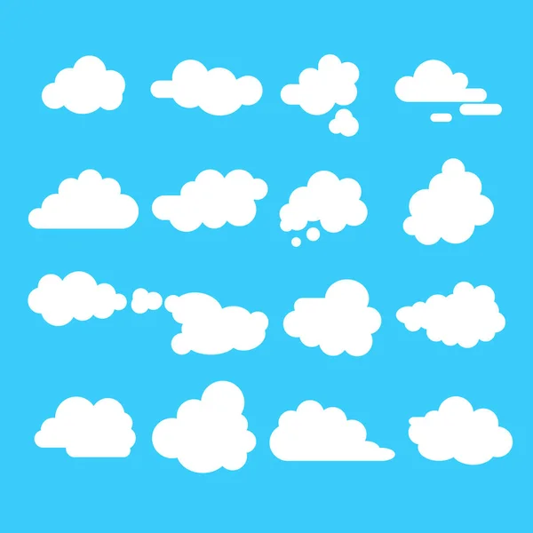Αφηρημένη σύννεφα σημάδια Ορισμόςεικονιδίου κινουμένων σχεδίων. Διάνυσμα — Διανυσματικό Αρχείο