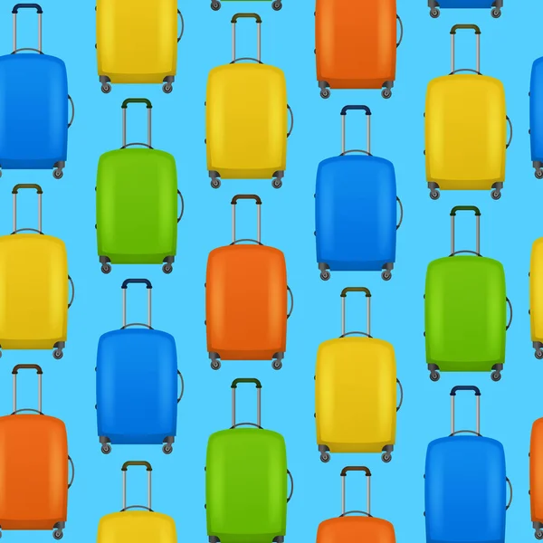 Ρεαλιστική λεπτομερείς 3d τσάντα για τα ταξίδια χωρίς ραφή πρότυπο υπόβαθρο. Διάνυσμα — Διανυσματικό Αρχείο