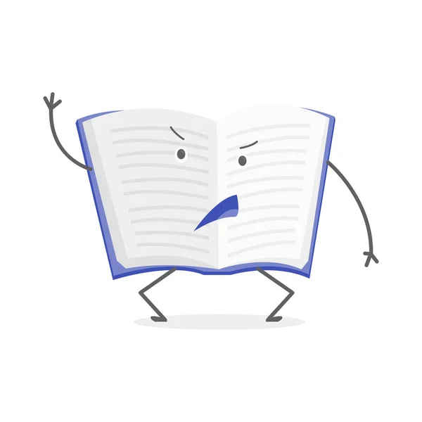 Cartoon Color Book Emoji Personaggio Persona. Vettore — Vettoriale Stock