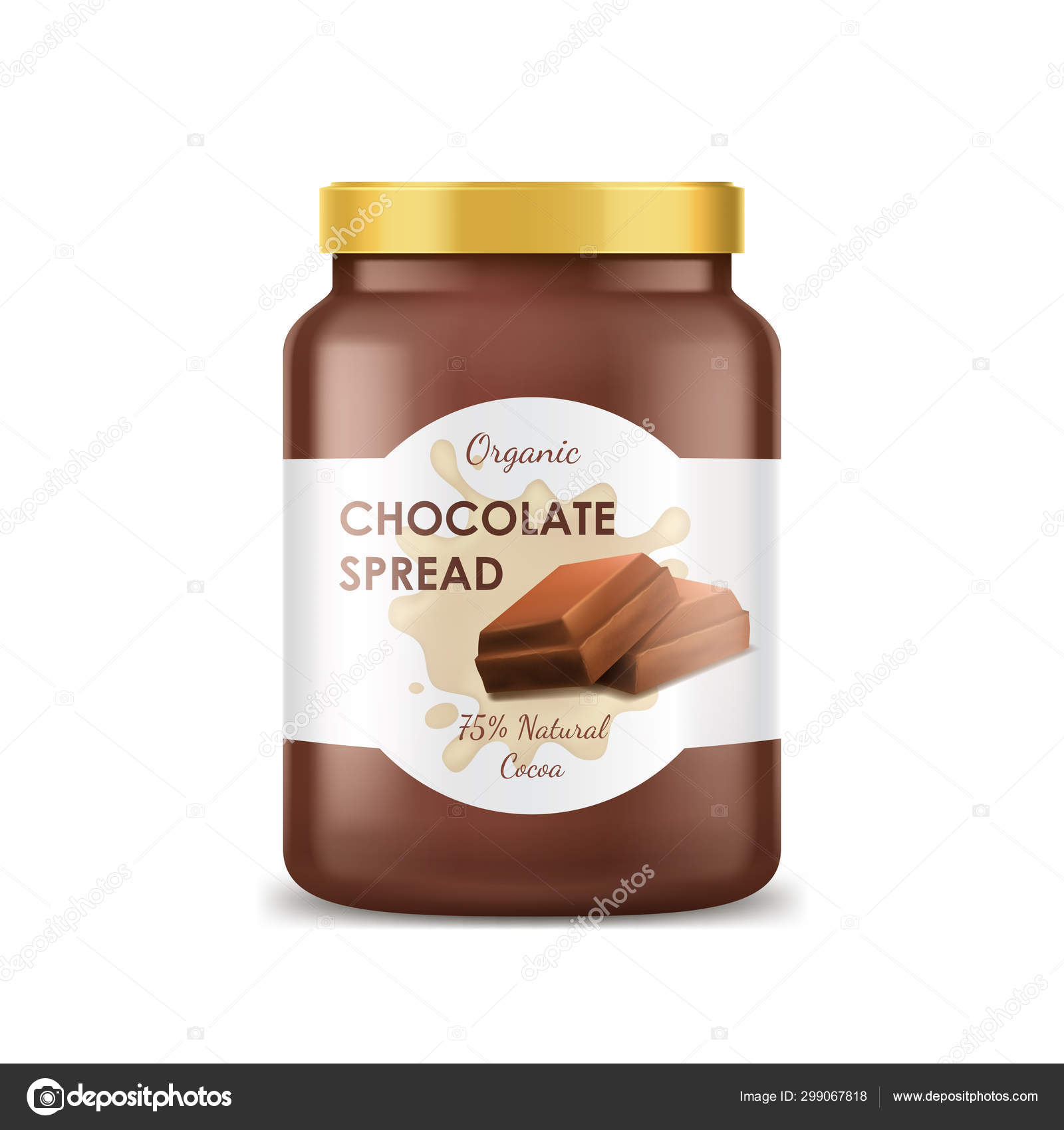 Download Chocolate Spread Jar Stock Vectors Royalty Free Chocolate Spread Jar Illustrations Depositphotos Yellowimages Mockups