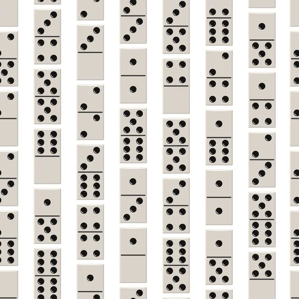 Восстановительный трехмерный Domino Bones Full Seamless Pattern. Вектор — стоковый вектор