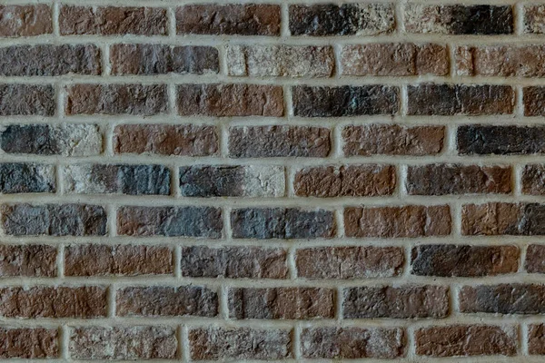 Kolorowe Stare Cegły Stary Tło Tekstura Kamień Murarski — Zdjęcie stockowe
