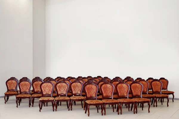 Empty auditorium hall with rows of seats. — Stock Photo, Image