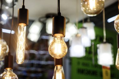 Lüks güzel retro-retro-edison hafif lamba dekoru