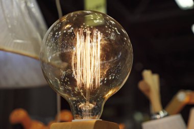 Lüks güzel retro-retro-edison hafif lamba dekoru