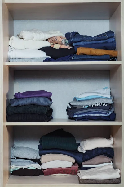 Storage cabinet for men and women — Stock Photo, Image