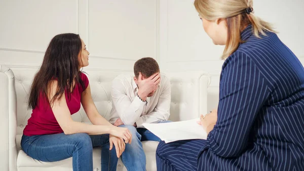 Paar counseling concept. — Stockfoto