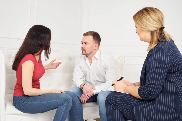 Couple counseling concept. — Stock Photo, Image